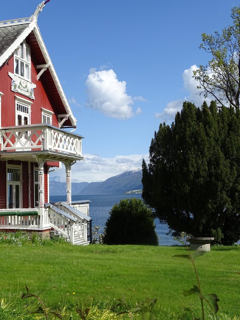 norway-scandinavia-building-summer-994987 norway, scandinavia, building, summer, landscape, to travel, house, haus am see, mountains, nature, park